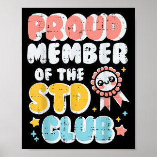 Olämplig stolt ledamot av Klubb Humor Joke Manar Poster