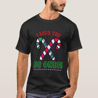Olämpliga Candy cane-Vuxen humor-döttliga kvinnor T Shirt
