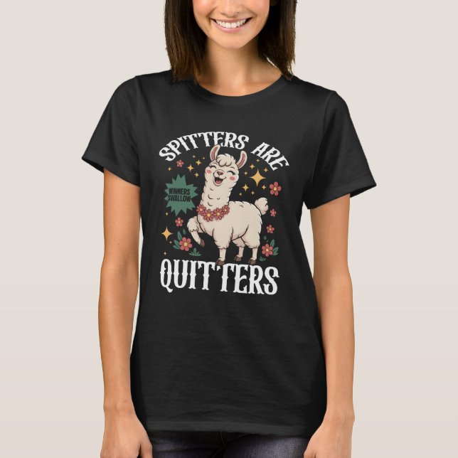 Olämpliga, praktiska membran-spitters är citters A T Shirt (Framsida)