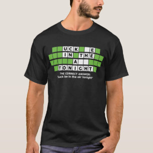 Olämpligt Humor-pussel i Luft i kväll T Shirt