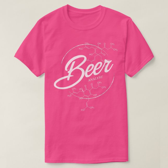 Ölanalytiker Roligt Öl  T Shirt (Design framsida)