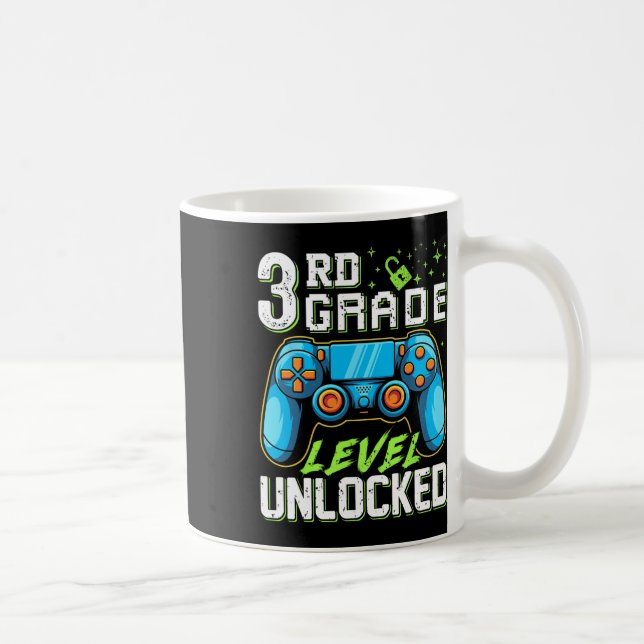 Olåst Back to school-Ga på tredje Klass-nivå Kaffemugg (Höger)