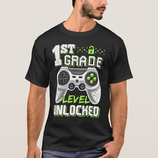 Olåst bildspel på Klass 1 - bakåt till T Shirt (Framsida)