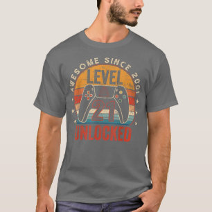 Olåst nivå 21 Fantastisk sedan 2001 21 år gammal B T Shirt