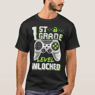 Olåst spelare på första skoldagen på Klass-nivå T Shirt