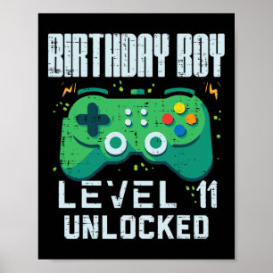 Olåst spelarstyrenhet 11 på födelsedagsnivå 11 poster