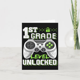 Olåst videospel på Klass Back to school Kort