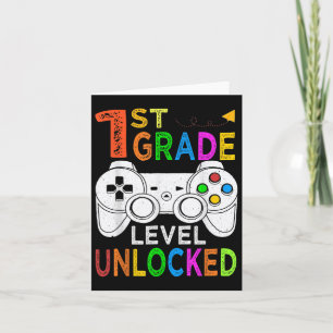 Olåst videospel på Klass Back to school Kort