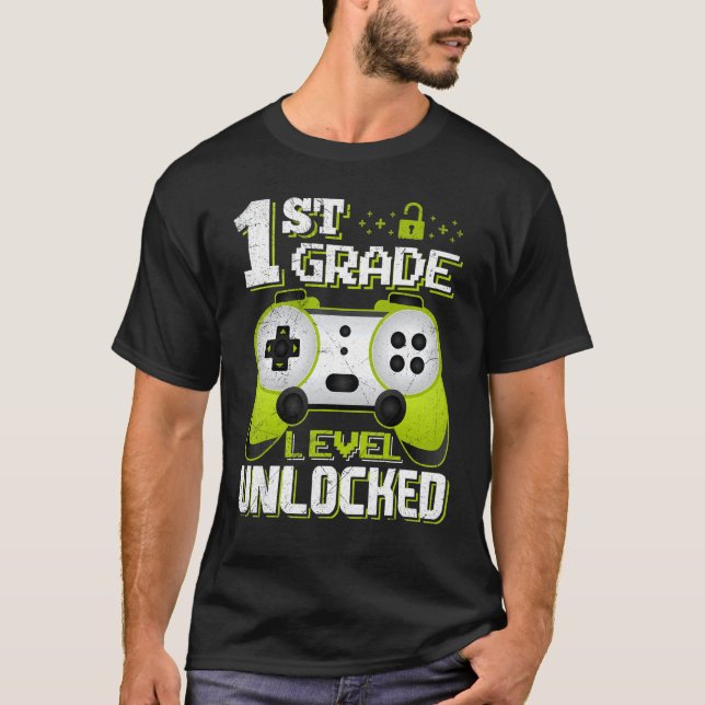 Olåst videospel på Klass Back to school T Shirt (Framsida)