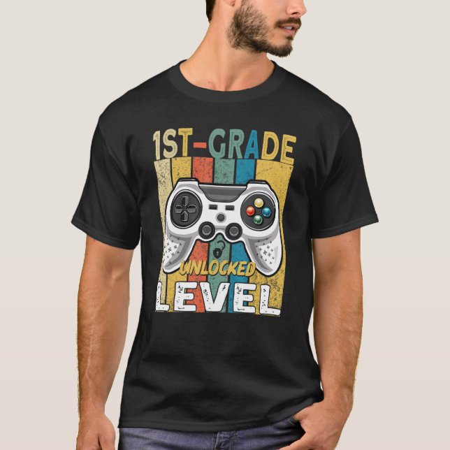 Olåst videospel på Klass Back to school T Shirt (Framsida)