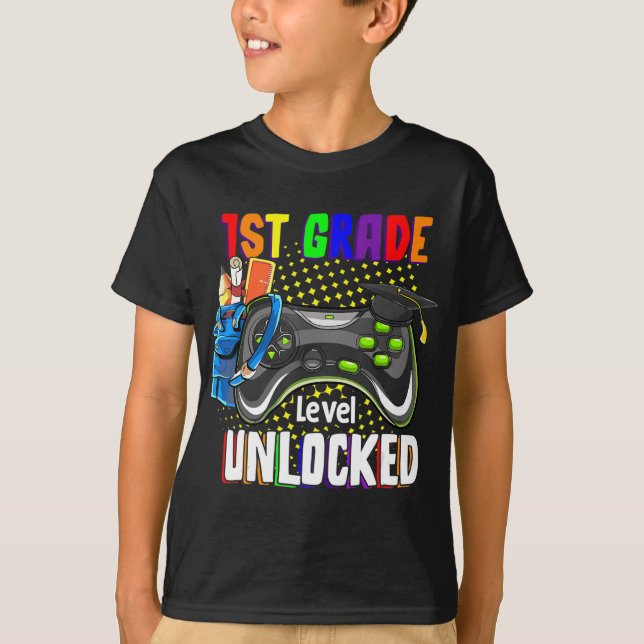 Olåst videospel på Klass Back to school T Shirt (Framsida)