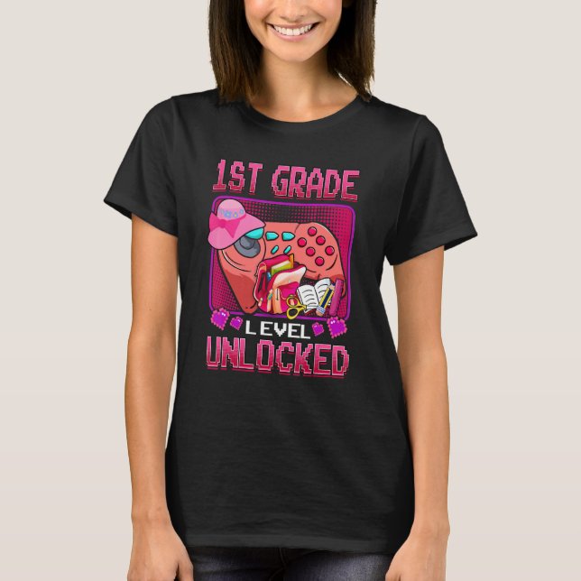 Olåst videospel på Klass Back to school T Shirt (Framsida)
