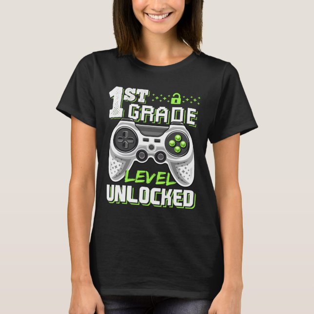 Olåst videospel på Klass Back to school T Shirt (Framsida)