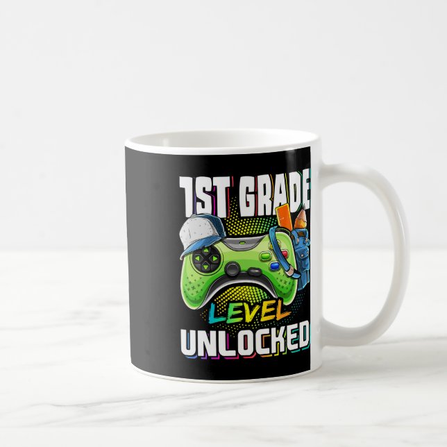 Olåst videospel på Klass-nivå Back to school Boy Kaffemugg (Höger)