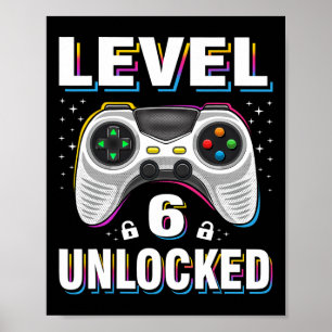 Olåst videospelare i 6e 6 år poster