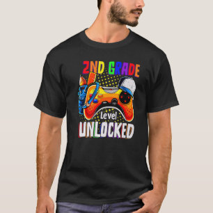 Olåst videospelare på andra Klass-nivå tillbaka ti T Shirt