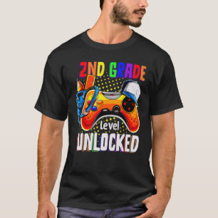 Olåst videospelare på andra Klass-nivå tillbaka ti T Shirt