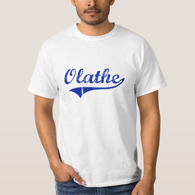 Olathe Kansas klassikerdesign Tee Shirt (Framsida)