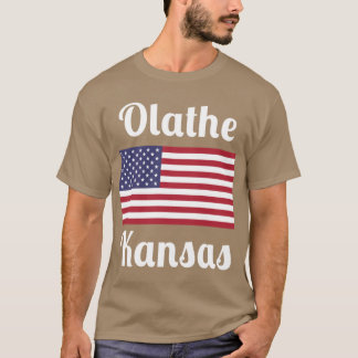 Olathe Kansas Styliska Tryck T Shirt