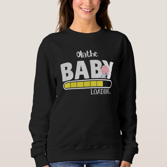 Olathe Native Pride Funny State Baby Parent Mamma  T Shirt (Framsida)