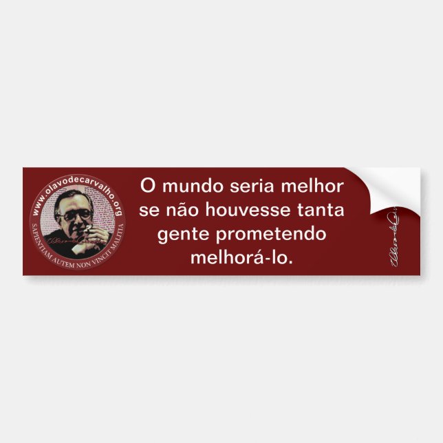 Olavettes - Produtos Olavo de Carvalho Bildekal (Framsidan)