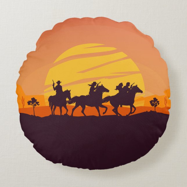 Olaw Sundown Rund Kudde (Framsidan)