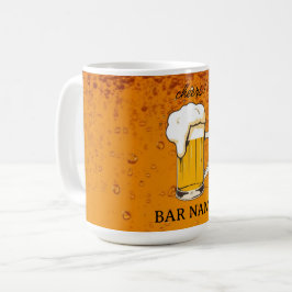 Ölbaren Företag vintage logobutik Kaffemugg