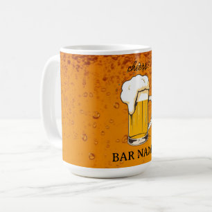Ölbaren Företag vintage logobutik Kaffemugg