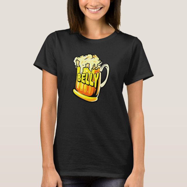 Ölbauch Alkohol Öl Öl Drickare Tillbehör T Shirt (Framsida)