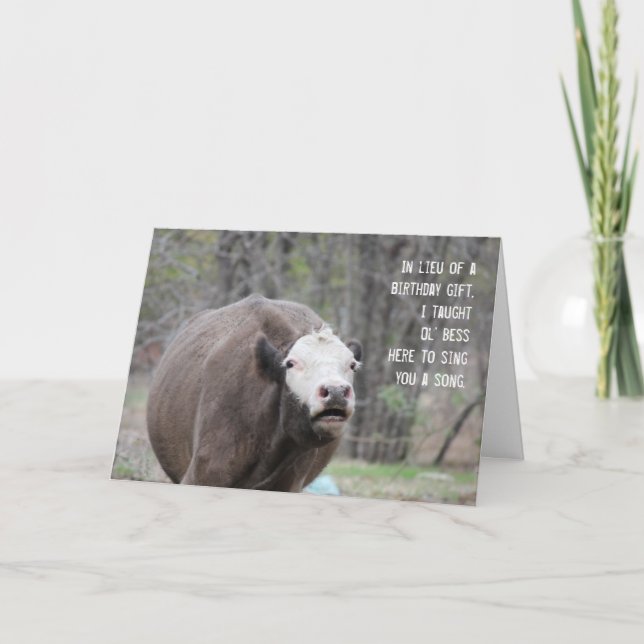 Ol'Bess Birthday Card Kort (Framsida)
