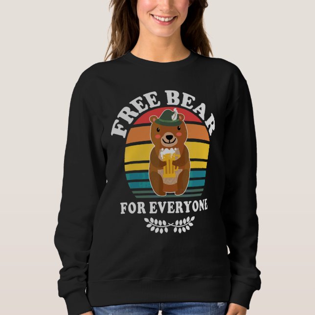 Ölbryggande Drickande Drickande Öl Drickande Björn T Shirt (Framsida)