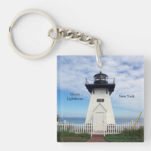 Olcott Lighthouse akrylic nyckelring