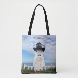 Olcott Lighthouse i hela väskan Tygkasse