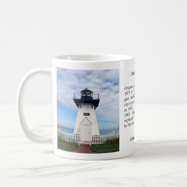 Olcott Lighthouse kaffe mugg (Vänster)