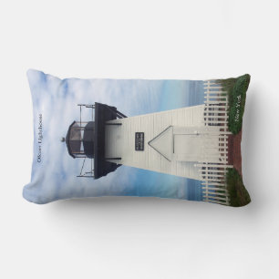 Olcott Lighthouse lumbar kudde