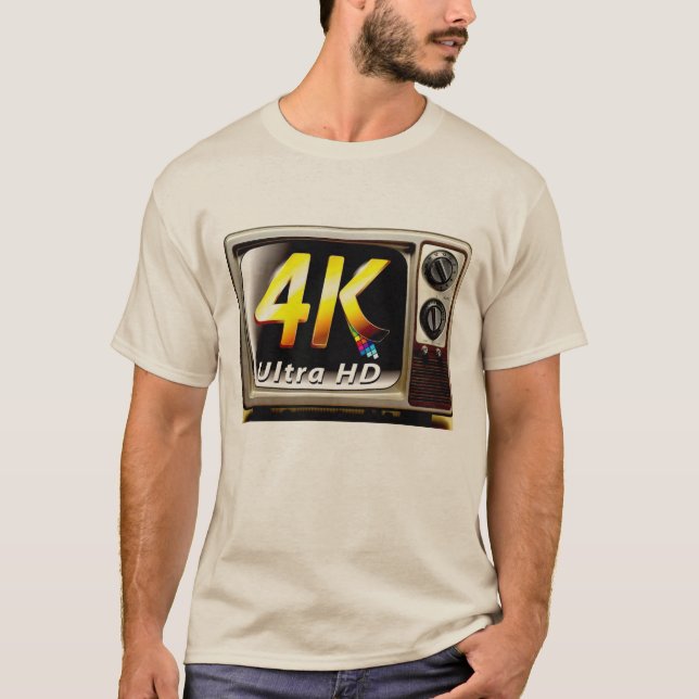 Old 4K Ultra HD Tee (Framsida)
