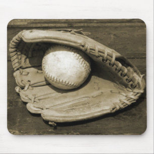Old Baeball Mit och Boll Musmatta