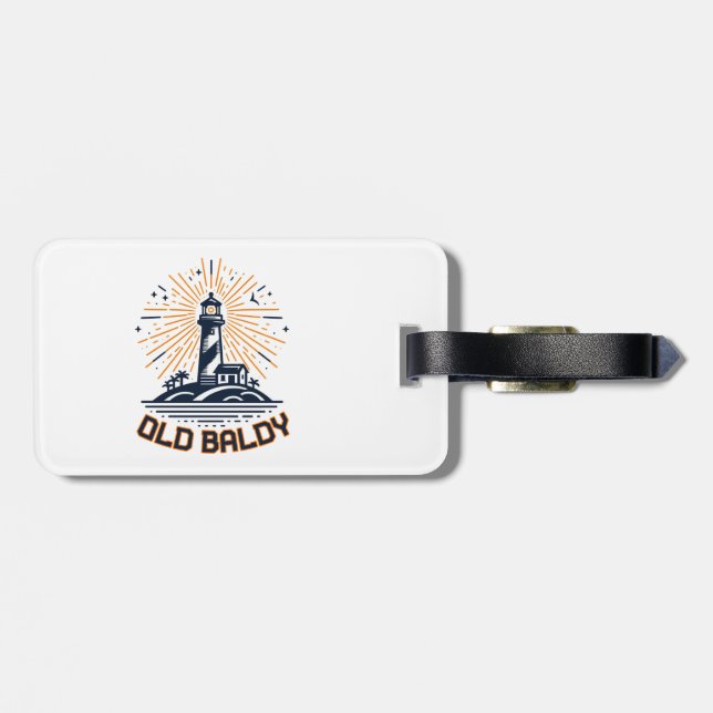 Old Baldy fyr Sunrise Bagagebricka (Baksida Vågrät)