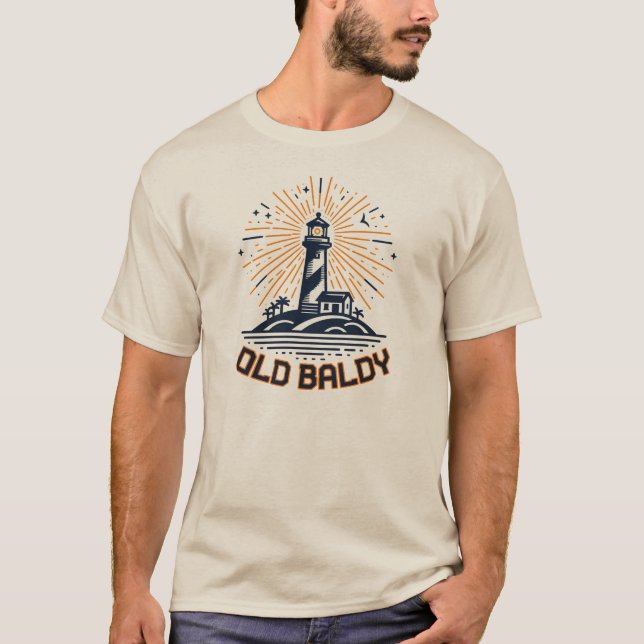 Old Baldy Fyren Sunrise T Shirt (Framsida)