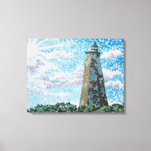 Old Baldy Lighthouse Canvastryck