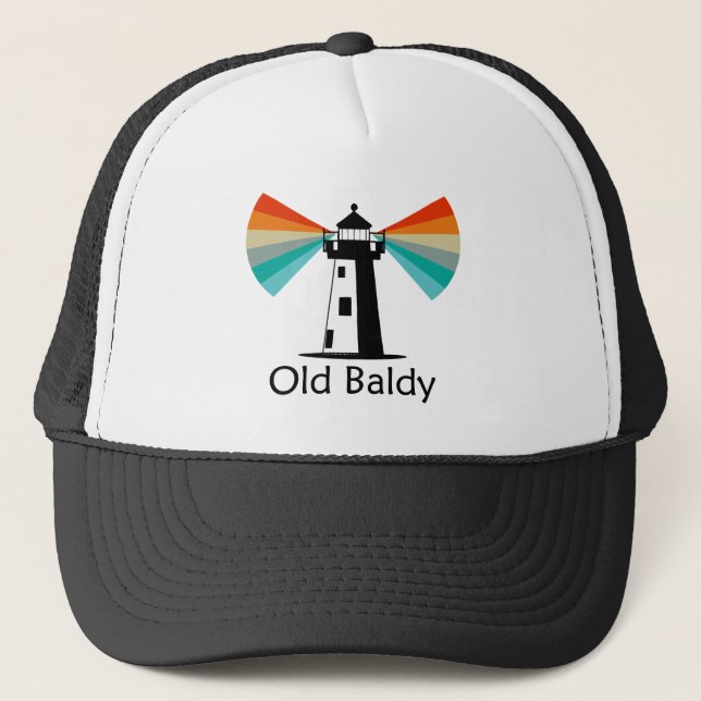 Old Baldy Lighthouse Rainbow Keps (Framsida)