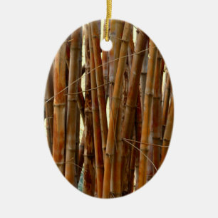 Old Bamboo Julgransprydnad Keramik