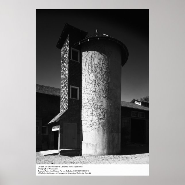 Old Barn and Silo, UCD, 1964 Poster (Framsidan)