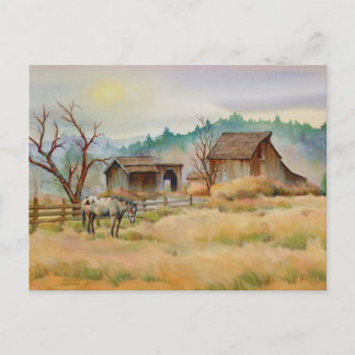 OLD BARN & APPALOSA AV SHARON SHARPE VYKORT