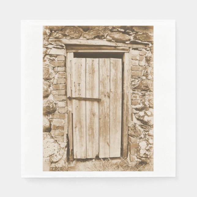 OLD BARN DOOR PAPPERSSERVETT (Framsidan)