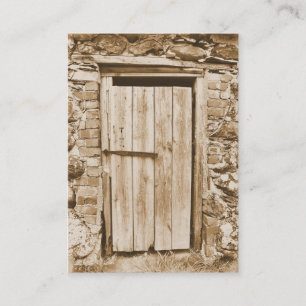 OLD BARN DOOR VISITKORT