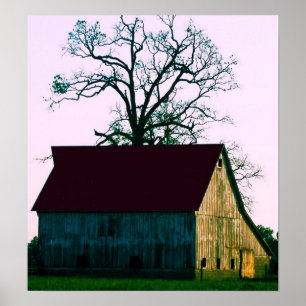 Old Barn Poster