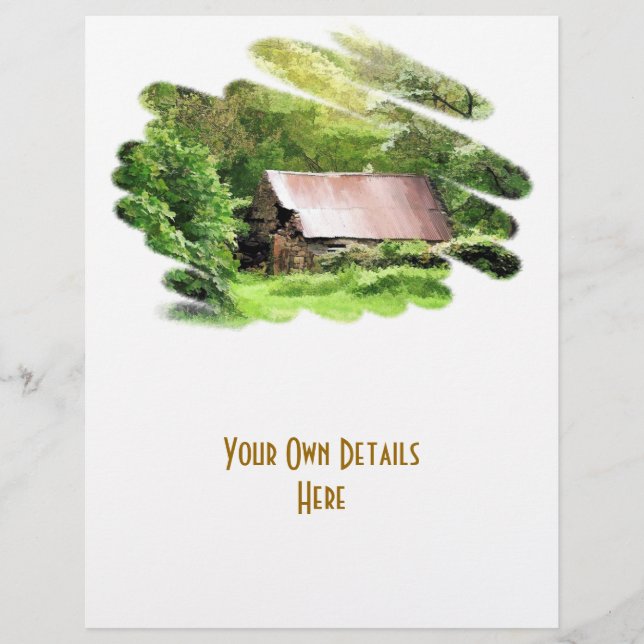 OLD BARN REKLAMBLAD (Framsidan)