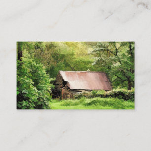OLD BARN VISITKORT