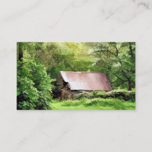 OLD BARN VISITKORT